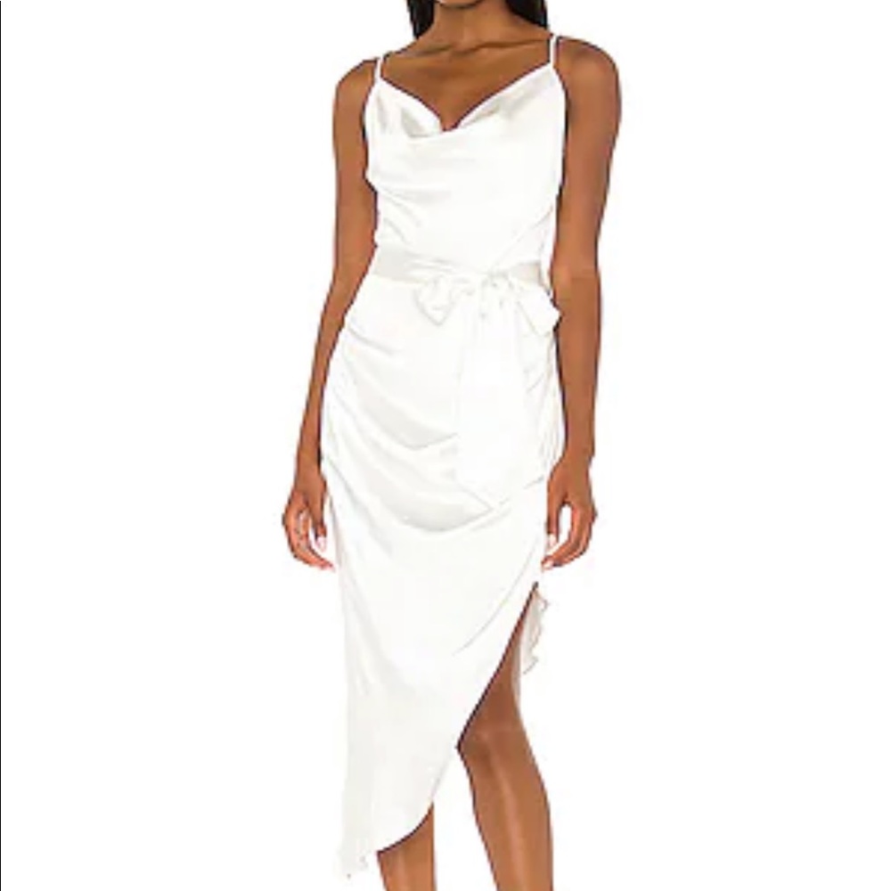 X REVOLVE KENSINGTON DRESS IN IVORY!